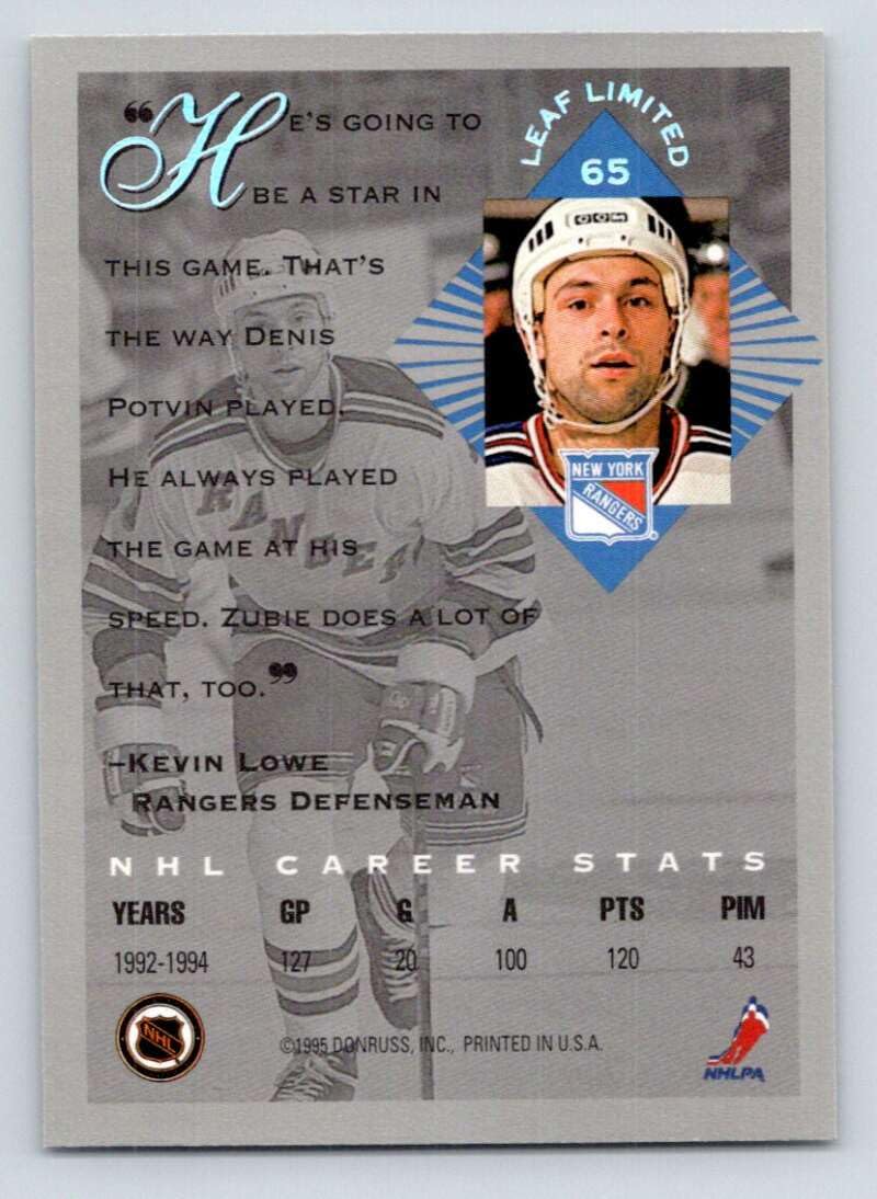 Amazon.com: 1994-95 Leaf Limited #65 Sergei Zubov New York Rangers